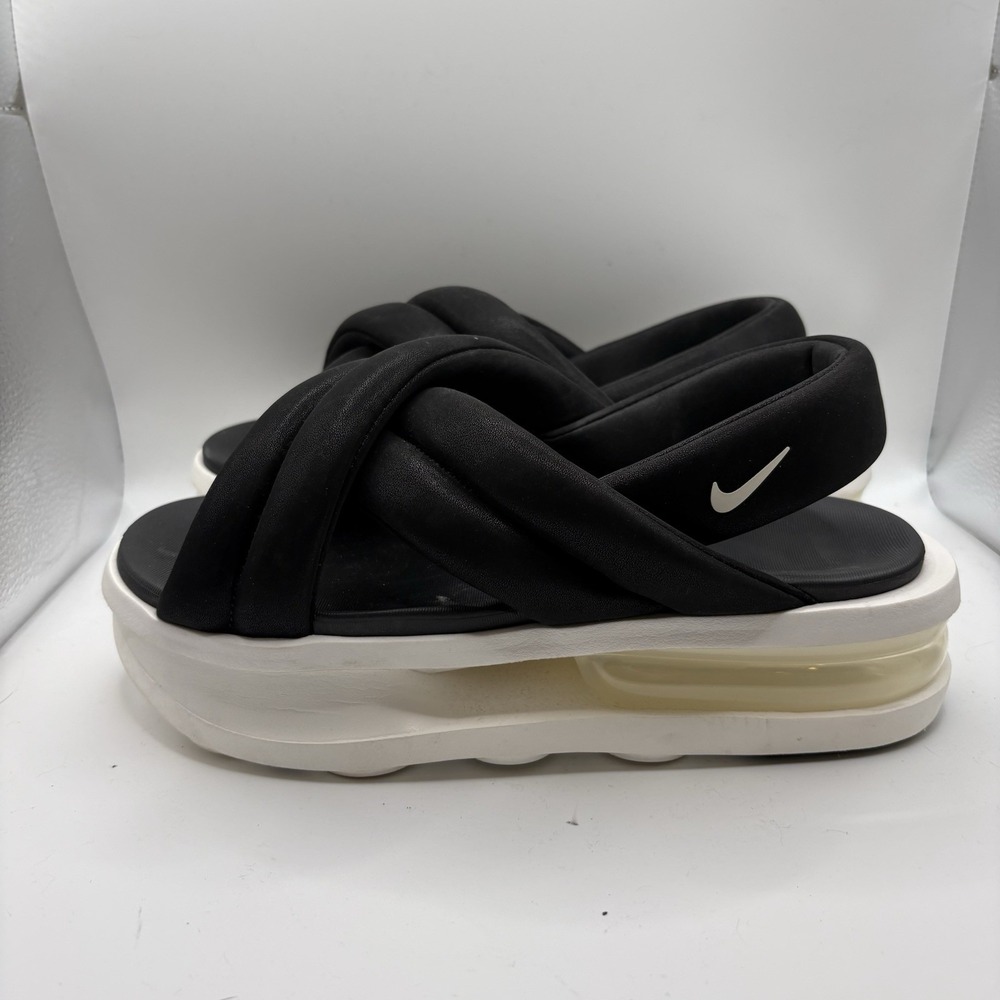 Nike Women's Air Max Isla Platform Sandal 'Black Sail' FJ5929 002 Size 8